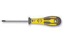 CK TOOLS T49113-2 Screwdriver, Pozidriv, PZ2, 220mm Overall Length, 100mm L Blade