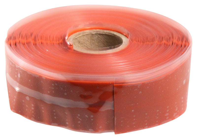 AMP - TE CONNECTIVITY 608036-1. Tape, Fusion, General Purpose, Silicone Adhesive, Red, 20.1 mil (0.51 mm), 36 ft, 10.97 m