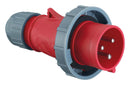 Multicomp PRO MP011091 MP011091 Pin &amp; Sleeve Connector 32 A 400 V Cable Mount Plug 3P+N+E Red