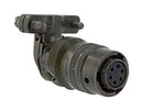 AMPHENOL INDUSTRIAL PT08E-10-6S(SR) Circular Connector, PT Series, MIL-DTL-26482 Series I, Right Angle Plug, 6 Contacts