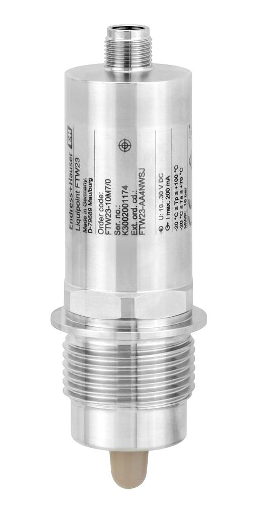 ENDRESS+HAUSER FTW23-AA4MW5J Capacitance Level Switch, 10 to 30VDC, 3-Wire PNP, G3/4, 316L Stainless Steel