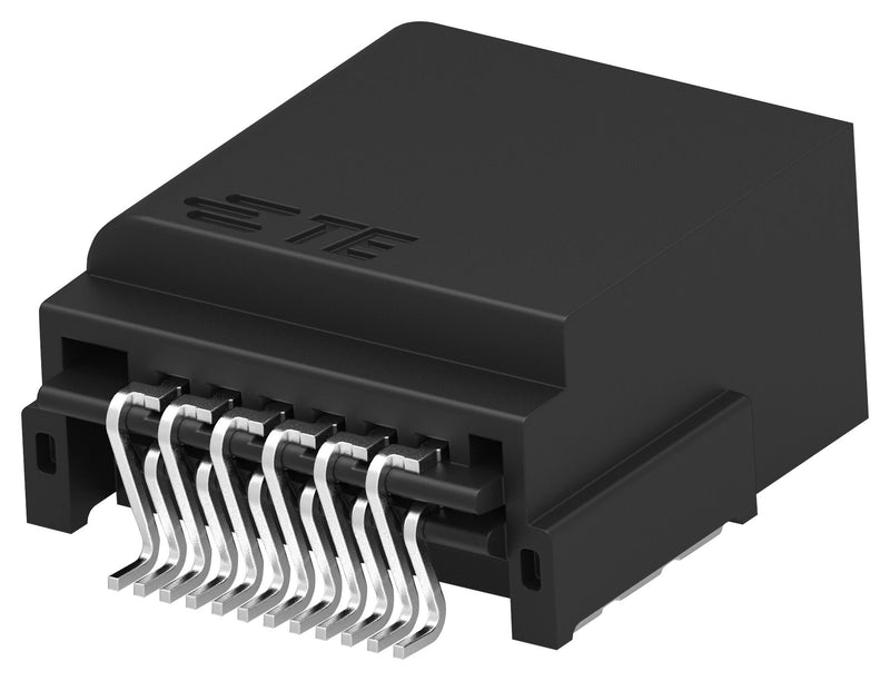 TE CONNECTIVITY 2317507-1 Automotive Connector, Wire-to-Board, Nano MQS Series, Right Angle Header, 12 Contacts, PCB Pin