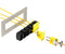 OMEGA MSS-02 Snap Strip, 2 Positions, Mounting Miniature, MPJ Panel Jack, 24.9 mm x 20.1 mm