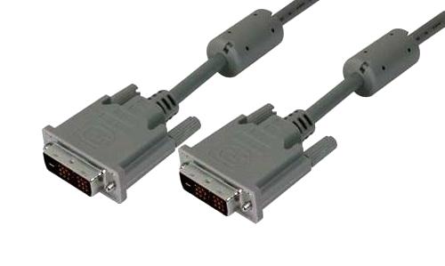 L-COM CTLDVIMM-15 Audio / Video Cable Assembly, DVI-D (Single Link) Plug, DVI-D (Single Link) Plug, 15 ft, 4.6 m