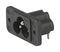 SCHURTER 6160.0002 IEC POWER CONNECTOR, C6 INLET