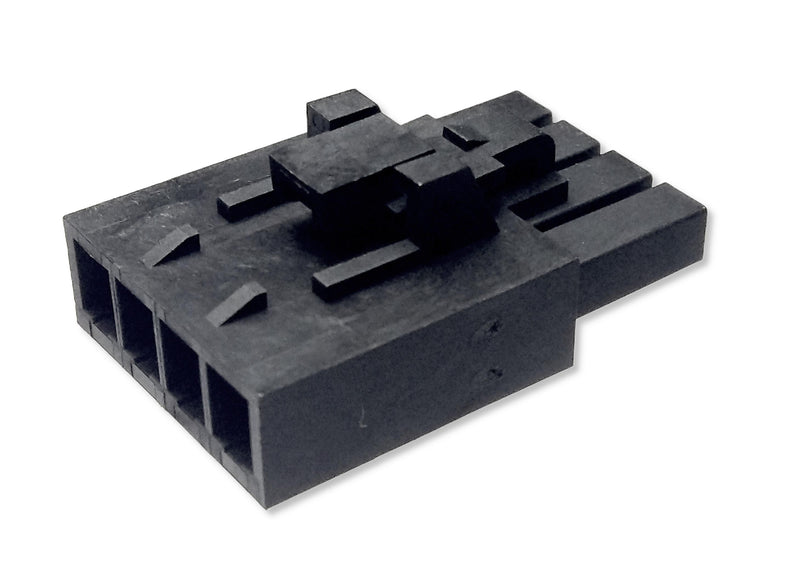 MULTICOMP PRO MP010108 Connector Housing, Black, MP 3.5MM WTB, Receptacle, 4 Ways, 3.5 mm