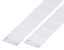 GCT 10-22-A-0152-C-4-08-4-T FFC / FPC Cable, 22 Core, 1 mm, Same Sided Contacts, 6 ", 152 mm, White