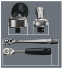 WERA 05004064001 Rachet Handle, Switch Level, 1/2 " Drive, 281 mm Overall, Zyklop Series
