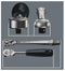 WERA 05004064001 Rachet Handle, Switch Level, 1/2 " Drive, 281 mm Overall, Zyklop Series