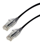 VIDEK 2994-10BK Ethernet Cable, LSZH, Cat6, RJ45 Plug to RJ45 Plug, UTP (Unshielded Twisted Pair), Black, 10 m