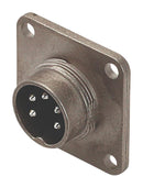 AMPHENOL SINE/TUCHEL C09131S0122002 Circular Connector, C091D Series, Panel Mount Receptacle, 12 Contacts, Solder Pin, Threaded
