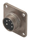 AMPHENOL SINE/TUCHEL C09131S0122002 Circular Connector, C091D Series, Panel Mount Receptacle, 12 Contacts, Solder Pin, Threaded