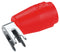 CAL TEST ELECTRONICS CT3151SP-2 Banana Test Connector, Jack, Panel PCB Mount, 25 A, 1 kV, Nickel Plated Contacts, Red