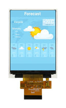 MIDAS DISPLAYS MDT0320ASHH-MULTI TFT LCD, 3.2 ", 240 x 320 Pixels, Portrait, RGB, 2.8V