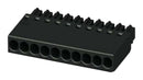 PHOENIX CONTACT 1012268 Pluggable Terminal Block, Black, 2.54 mm, 4 Ways, 0.75 mm&sup2;, Crimp