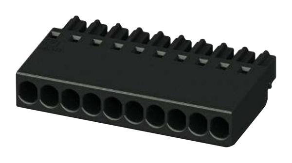 PHOENIX CONTACT 1012268 Pluggable Terminal Block, Black, 2.54 mm, 4 Ways, 0.75 mm&sup2;, Crimp