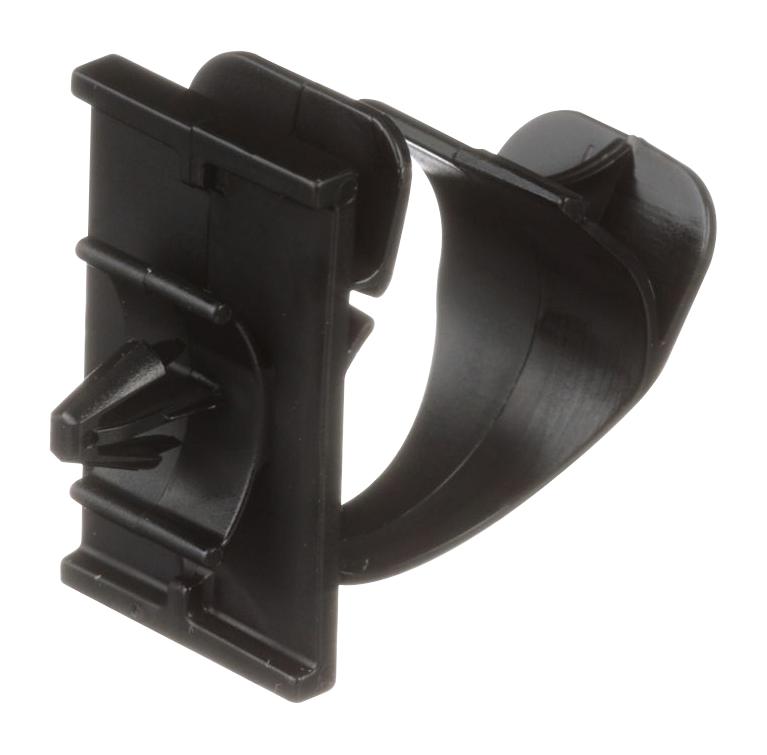 PANDUIT LWC50-H25-L20 Fastener, Latching Wire Clip, 12.7 mm, Nylon 6.6, Black, 31.8 mm