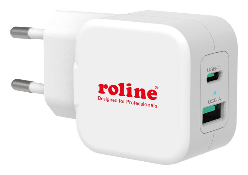 ROLINE 19.11.1052 AC/DC Power Supply, 2 Output, 20 W, 12 V, 1.67 A, 9 V