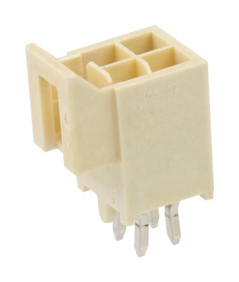 MOLEX 105310-2204 Pin Header, Power, Wire-to-Board, 2.5 mm, 2 Rows, 4 Contacts, Through Hole Straight