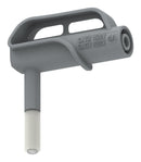 CAL TEST ELECTRONICS CT4516-8 6MM MAGNETIC CONN-SHEATHED 4MM JACK, GRY