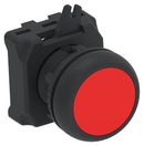 ALCOSWITCH - TE CONNECTIVITY IPE22FLRD Industrial Pushbutton Switch, IPE Series, 22.5 mm, SPST-1NC / 1NO, Momentary, Round Flush, Red