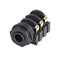 REAN NYS216G Phone Audio Connector, Stereo, 6.35mm, R/A, 3 Contacts, Jack, PCB Mount, Gold Plated Contacts