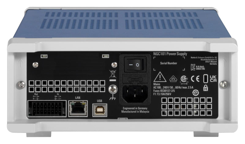 ROHDE & SCHWARZ NGC101 Bench Power Supply, Programmable, 1 Output, 0 V, 32 V, 0 A, 10 A
