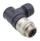 BULGIN LIMITED PXPTPU78RAM05ASTM22 Sensor Connector, Buccaneer Series, 7/8", Male, 5 Positions, Screw Pin, Right Angle Cable Mount