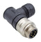 BULGIN LIMITED PXPTPU78RAM05ASTM22 Sensor Connector, Buccaneer Series, 7/8", Male, 5 Positions, Screw Pin, Right Angle Cable Mount