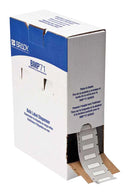 BRADY BM-187-1-342 Wire Marker, Heat Shrinkable Sleeve, Blank (No Legend), PO (Polyolefin), White, 4.75mm x 25.4mm