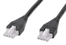 MOLEX 215330-0410 Cable Assembly, Mini-Fit Jr. Receptacle to Mini-Fit Jr. Receptacle, 4 Ways, 4.2 mm, 1 Row, 1 m