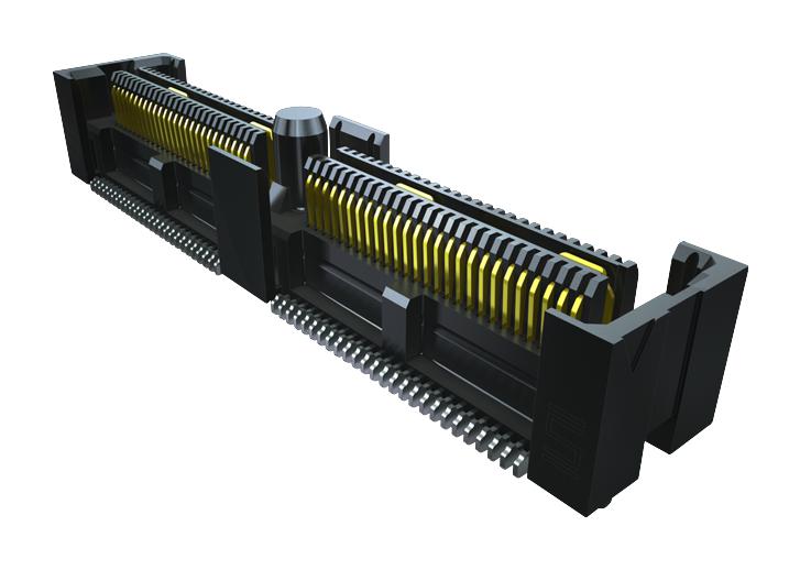 SAMTEC QFS-052-04.25-L-D-A-P-TR Mezzanine Connector, Receptacle, 0.635 mm, 2 Rows, 104 Contacts, Surface Mount, Phosphor Bronze
