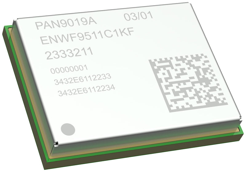 PANASONIC ENWF9511C1KF Radio Module, WiFi & Bluetooth, 5 GHz, I2S, PCM, SDIO, SPI, HS UART, PAN9019A Series