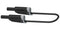MULTICOMP PRO MP771092 Banana Test Lead, 4mm Banana Plug, Stackable, 4mm Stackable Banana Plug, 2.32 ", 59 mm, Black