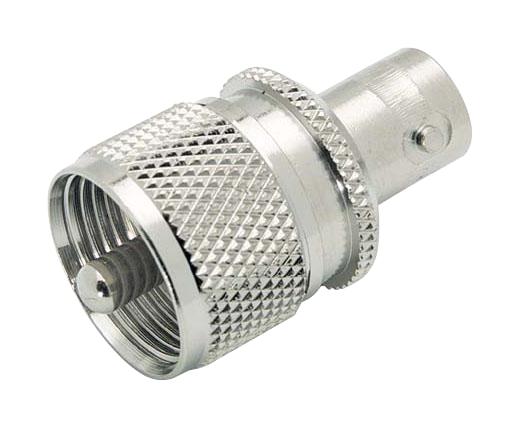L-COM BA50 RF / Coaxial Adapter, BNC, Jack, UHF, Plug, Straight Adapter, 50 ohm