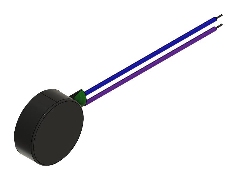 PUI AUDIO HD-EM0803-LW20-R DC Motor, Haptic, 3 V, 12000 rpm, 8 mm