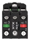 SCHNEIDER ELECTRIC XB5AW73731B5 Industrial Pushbutton Switch, Harmony, 22 mm, SPST-NO, SPST-NC, Momentary, Flush, Green, Red