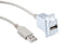 L-COM ECF504-72AAS USB Cable, Type A Plug to Type A Receptacle, 1.8 m, 72 ft, Grey