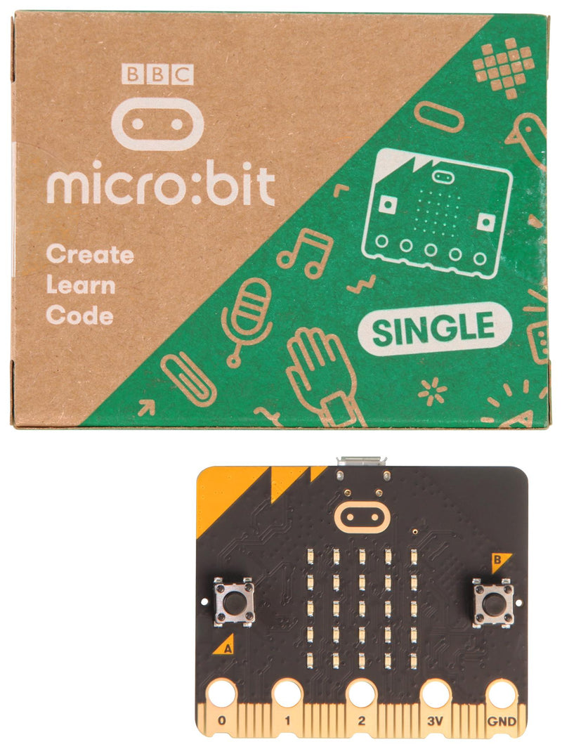 BBC MICRO:BIT MEFV22S SBC, BBC micro:bit SINGLE, V2.21, nRF52833