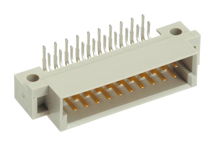 HARTING 09241206921 DIN 41612 Connector, 20 Contacts, Header, 2.54 mm, 2 Row, a + b