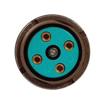 AMPHENOL INTERCONNECT INDIA M55181/4-01 Circular Connector, Power, MIL-DTL-55181, M55181 Series, Panel Mount Receptacle, 4 Contacts