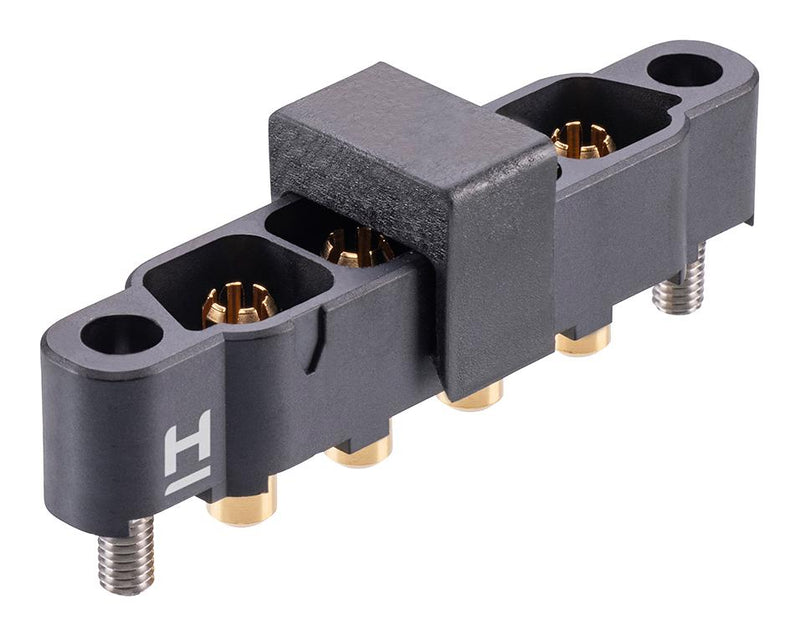HARWIN KA1-MV20405M1 Rectangular Power Connector, 4 Contacts, Kona KA1 Series, PCB Mount, Through Hole Straight