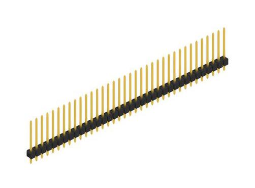 FISCHER ELEKTRONIK SL 11 190 36 G Pin Header, Board-to-Board, Wire-to-Board, 2.54 mm, 1 Rows, 36 Contacts, Through Hole Straight