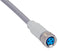 SICK DOL-0803-G02MNI Sensor Cable, Grey, M8 Receptacle, Free End, 3 Positions, 2 m, 6.6 ft