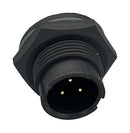 NORCOMP 870-03B-113R001 Circular Connector, Circular Connector, Cavalier Series, Panel Mount Plug, 3 Contacts, PCB Pin