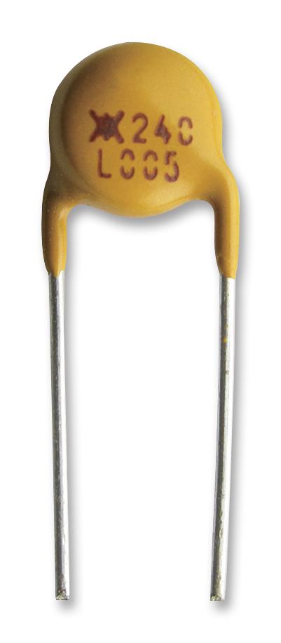 LITTELFUSE LVR005NS Resettable Fuse, PPTC, PolySwitch LVR, 240 VAC, 50 mA, 120 mA, 10 s, Round