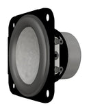 PUI AUDIO AS04504PS-X-R Speaker, 90 Hz to 20 kHz, 4 ohm, 20 W, 86 dB, Square, Panel Mount