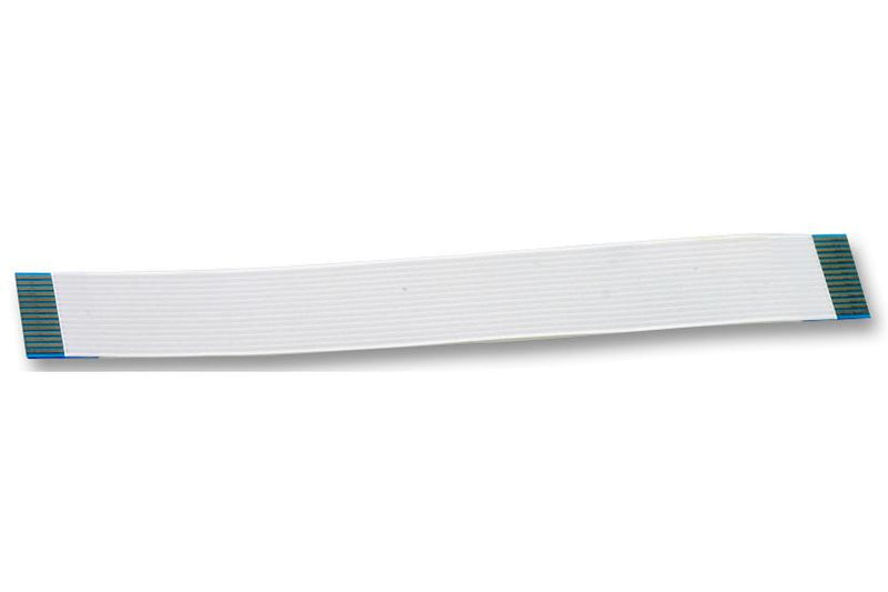 MOLEX 98266-0084 FFC / FPC Cable, Premo Flex, 8 Core, 0.5 mm, Opposite Sided Contacts, 6 ", 152 mm, White