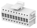 TE CONNECTIVITY 2394528-2 Connector Housing, Dual Row, Natural, HPI Series, Receptacle, 20 Ways, 1.5 mm