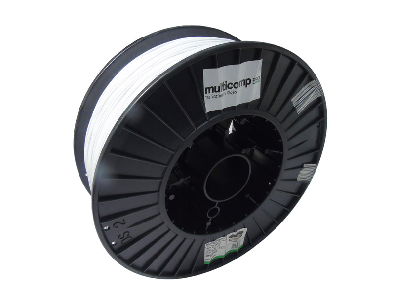 MULTICOMP PRO MP013789 3D Printer Filament, White, 1.75mm, PLA+, 210&deg;C to 230&deg;C, 3kg